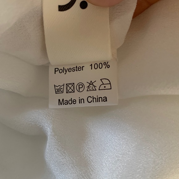 NWT Commense White Peter Pan Collar Midi Dress with‎ Black Bow - Picture 11 of 16